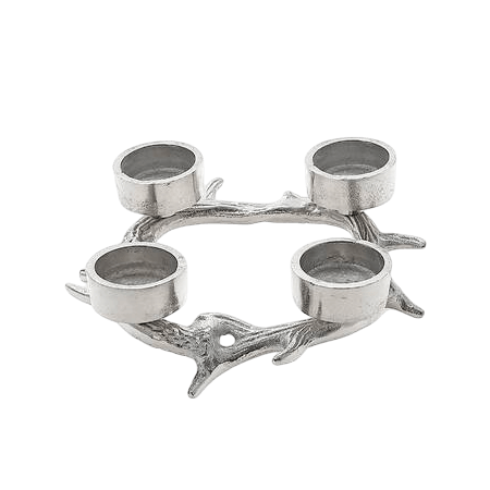 ALUMINIUM ADVENT CANDLE HOLDER